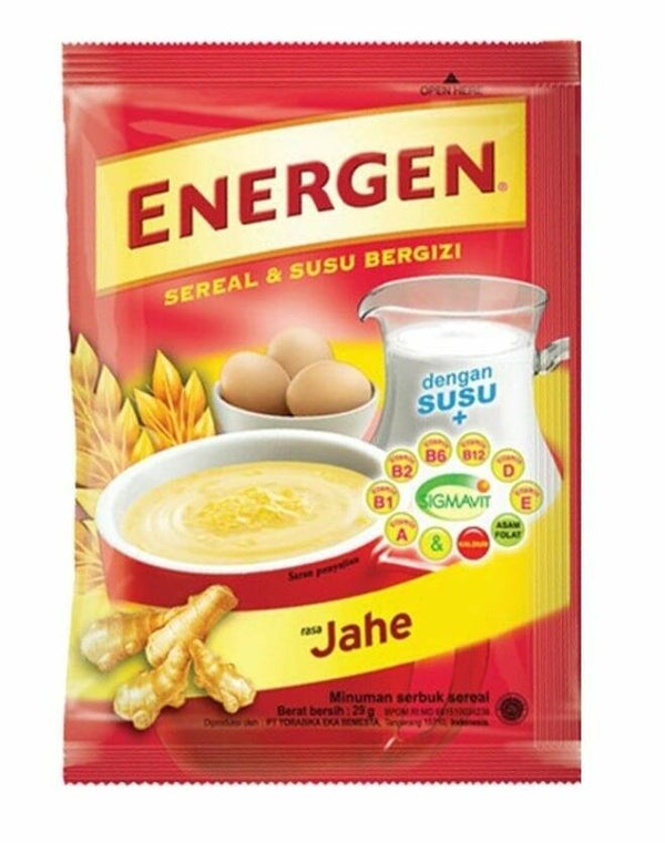 B073 :  Energen  Jahe    25g  x 10 sachet