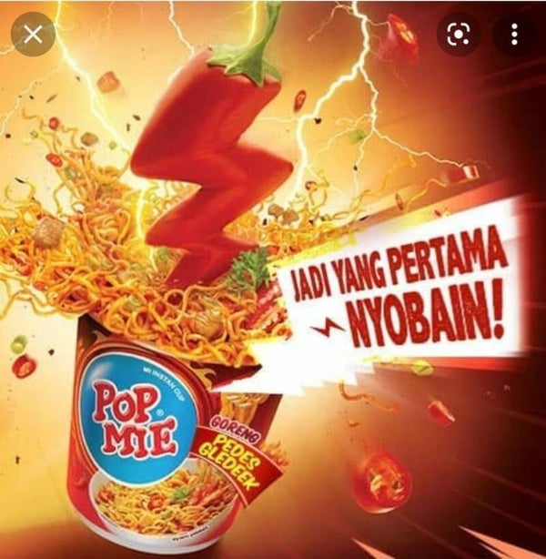 C066 :  Pop Mie  Pedes  Gledek   75g