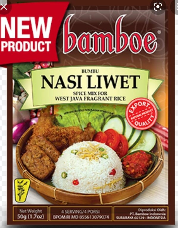 E050 :  Bamboe Bumbu Nasi Liwet    50g x 3 pcs