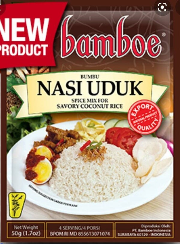E060 :  Bamboe  Bumbu Instant Nasi Uduk   50g