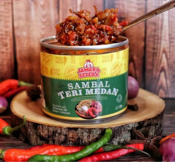 A055 :  Jawara Selera Sambal Teri Medan 135g