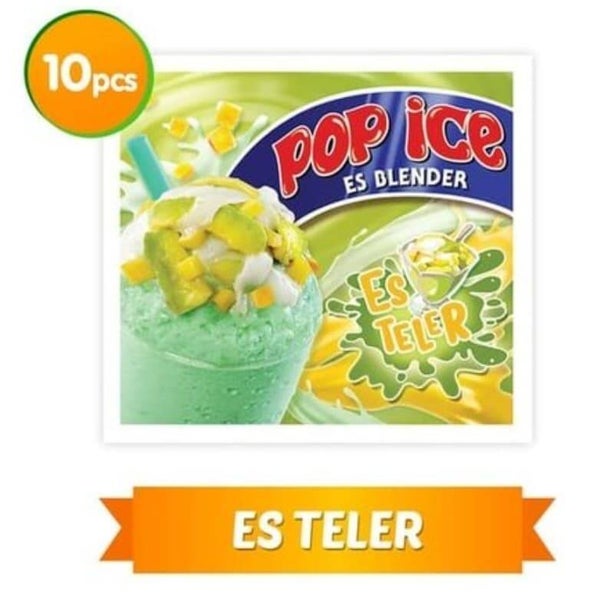 B175 :  Pop Ice Milk Shake Powder  Es Teler 25 g x 10 Sachet