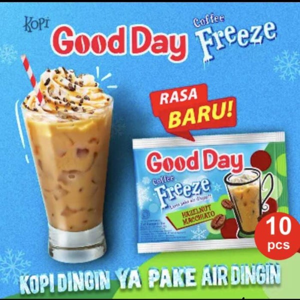 B325 :  Good Day Freeze Hazelnut Macchiato 30g x 10 sachet