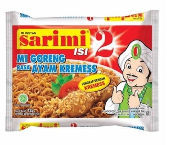 C142 :  Sarimi Goreng Rasa Ayam Kremes isi 2