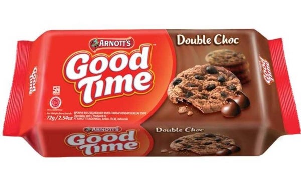 F323 :  Arnott's Good Time Double Choco 72g