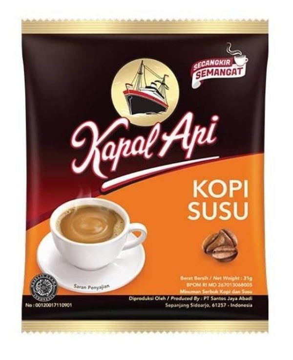 B233 :  Kapal Api Kopi Susu 31g x 10 sachet