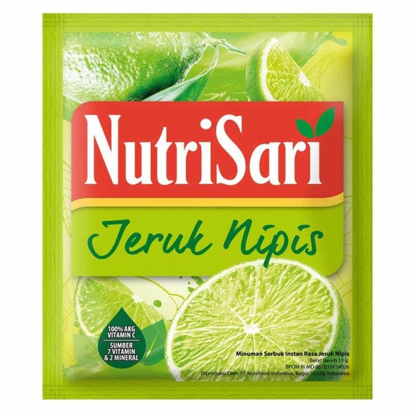 B014 :  Nutrisari   Jeruk  Nipis  11g x 10 sachet