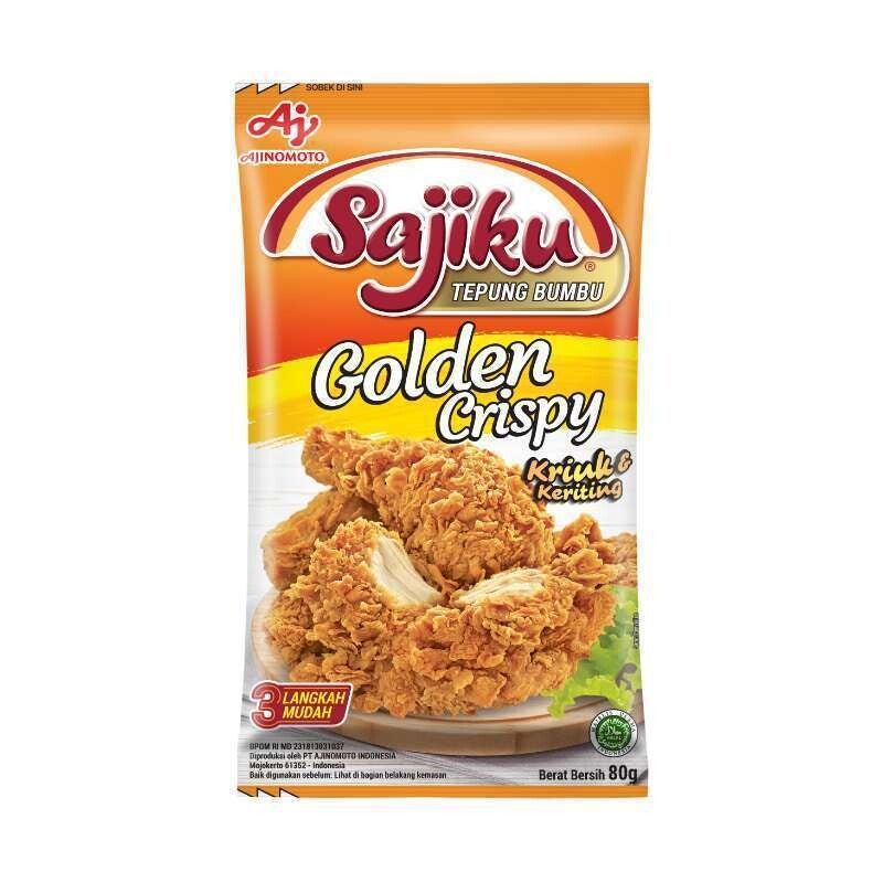E334 :  Sajiku Tepung Bumbu Golden Crispy 75g