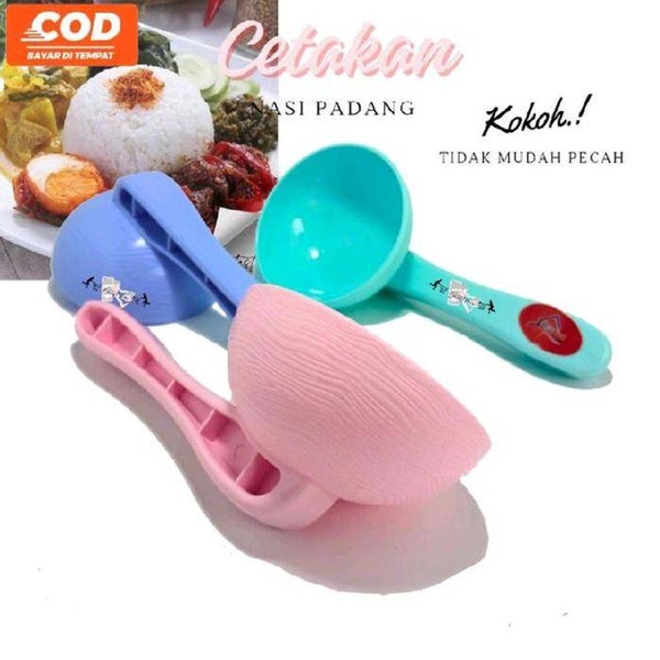 J176 :  Centong Cetakan Nasi ( Random Color )