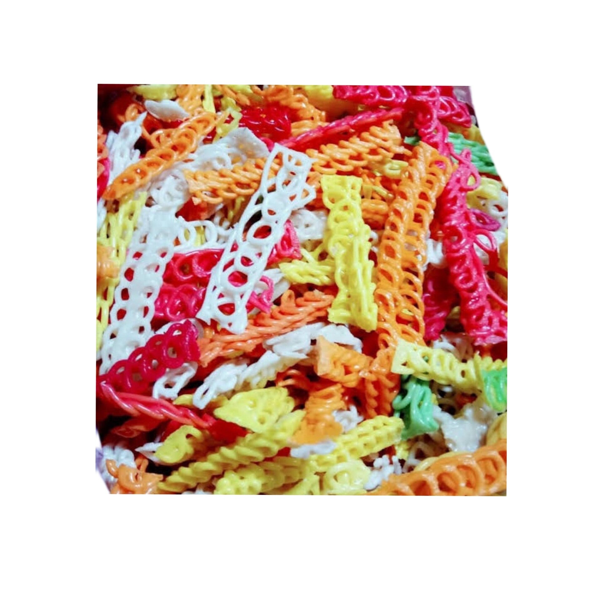 G117 :  Bless Krupuk Kepang Warna 250g