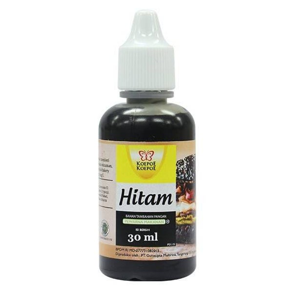 H158 : Koepoe - Koepoe Pewarna Hitam