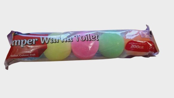 Kamper Warna Toilet Bulat