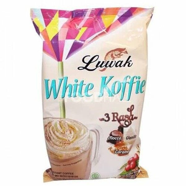 B032 : Luwak Witte Koffie  3  Rasa (Mokka, Vanilla, Caramel)  200gr