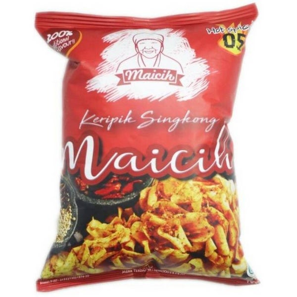 F025 :  Maicih   Cassava Chips Mild 125g Lev. 5
