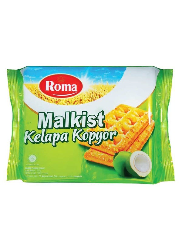 F021 : Roma Malkist Kelapa Kopyor 213 gr