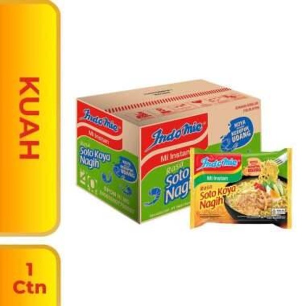 C346 :  Indomie Soto Koya Nagih per dus isi 40 pcs