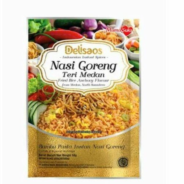 E427 :  Mamasuka Delisaos Bumbu Nasi Goreng Teri Medan
