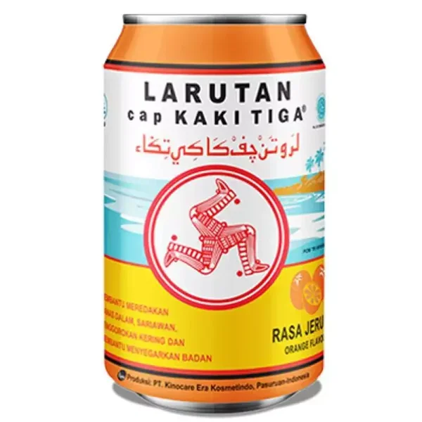 B304 :  Cap Kaki Tiga Larutan Penyegar Jeruk 320ml