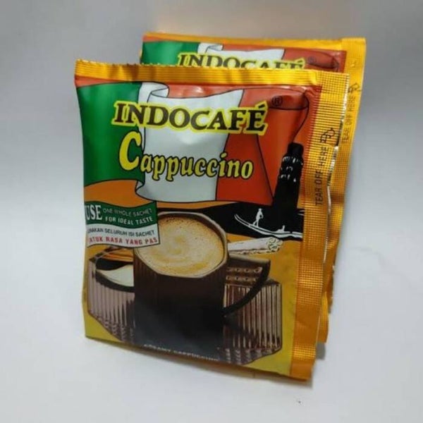 B323 :  Indocafe Cappucino 25g x 10 sachet