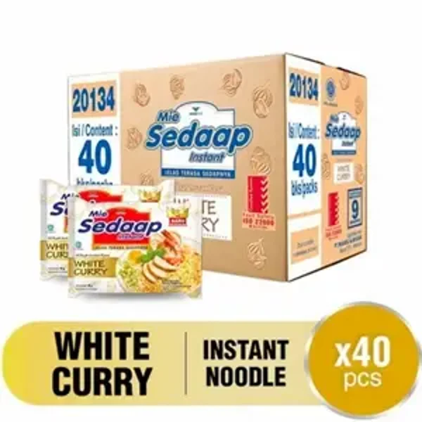Sedaap Mie White Curry per dus isi 40 pcs
