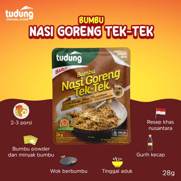 E436 :  Tudung Bumbu Aduk Nasi Goreng Tek-Tek