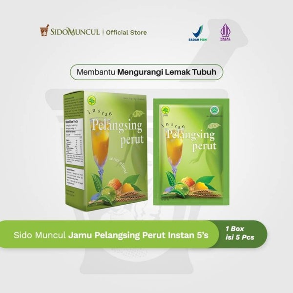 I138 :  Sidomuncul Pelangsing Perut isi 5 sachet