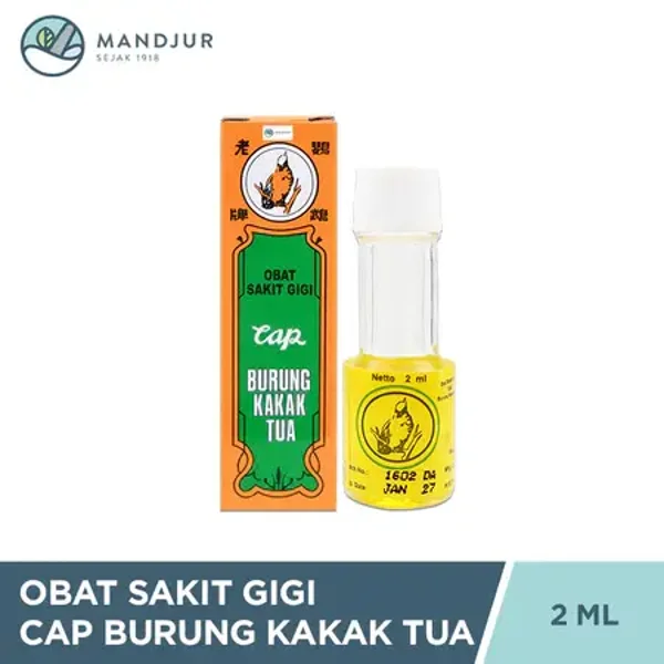 Cap Burung Kakak Tua Obat Sakit Gigi