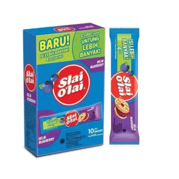 Slai O'lai Blueberry isi 32g x 10 sachet
