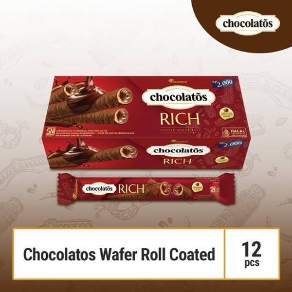 F552 :  Garudafood Chocolato Rich isi 12 pcs