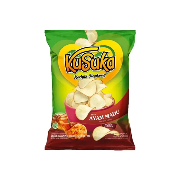 Kusuka Kripik Singkong Ayam Madu 20g x 2 pcs