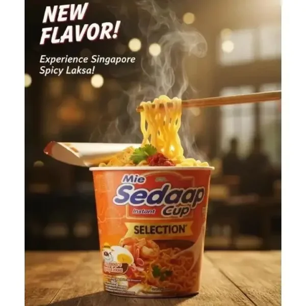 Sedaap Cup Singapore Spicy Laksa