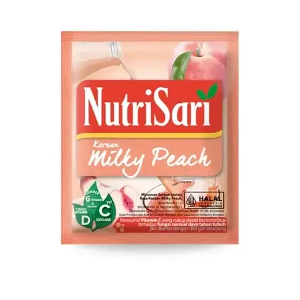 Nutrisari Korean Milky Peach isi 10 sachet