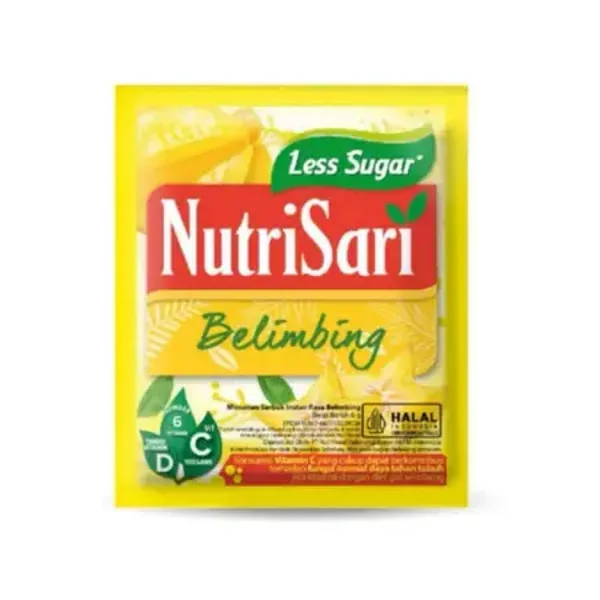 Nutrisari Less Sugar Belimbing isi 10 sachet