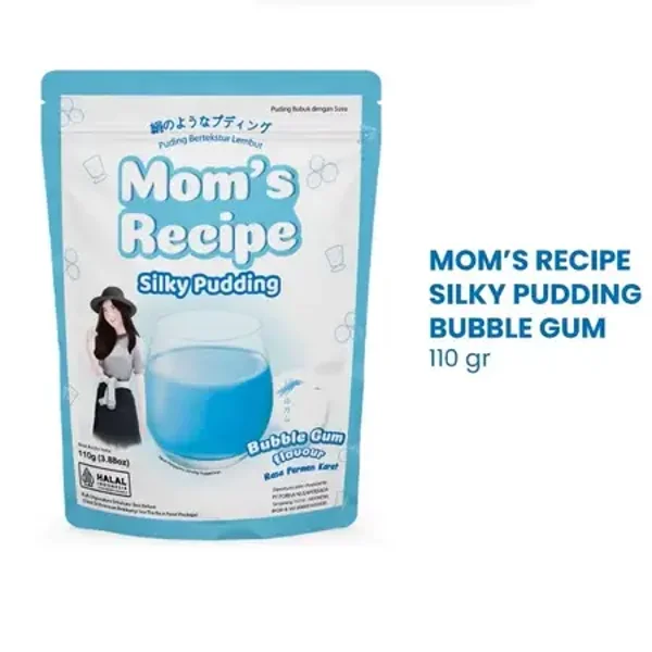 Mom's Recipe Silky Pudding Bubble Gum 110g