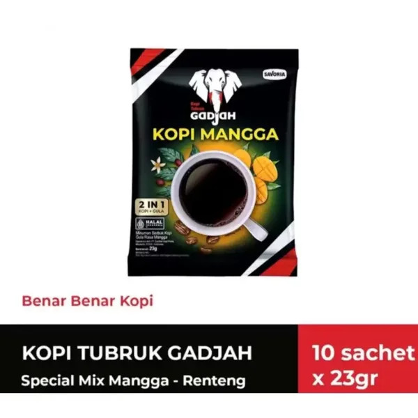 Gadjah Kopi Mangga 23g x 10 sachet