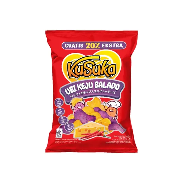 Kusuka Ubi Keju Balado 42g