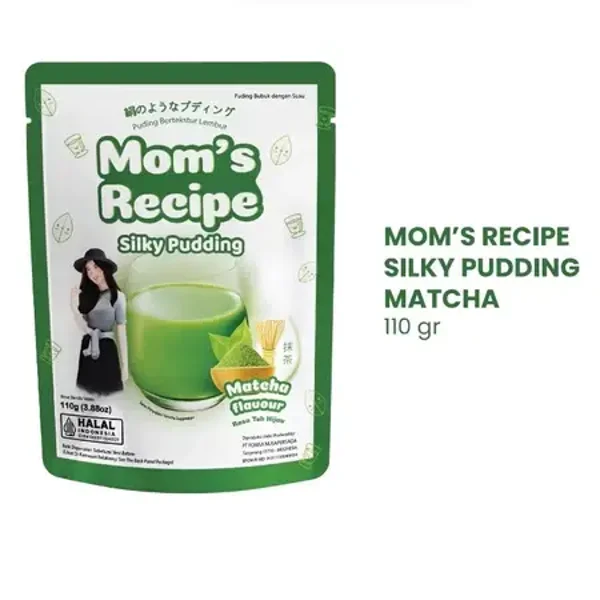 Mom's Recipe Silky Pudding Matcha 110g