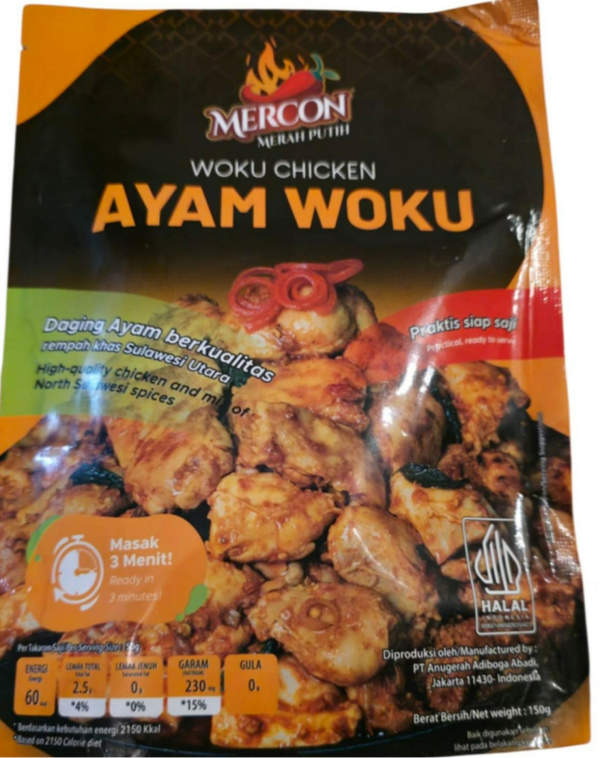N147 :  Mercon Merah Putih Ayam Woku