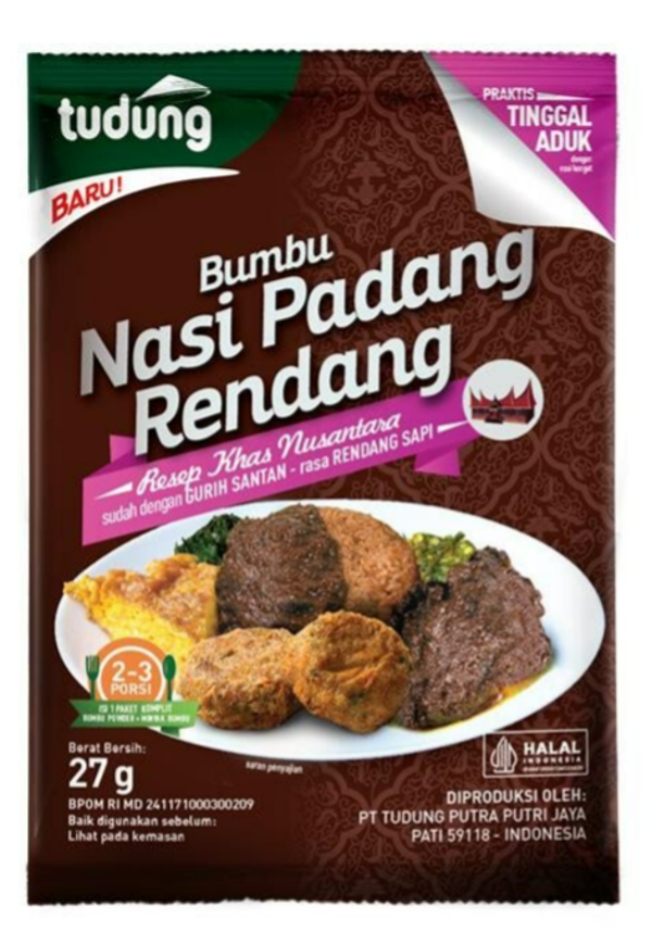E437 :  Tudung Bumbu Aduk Nasi Padang Rendang
