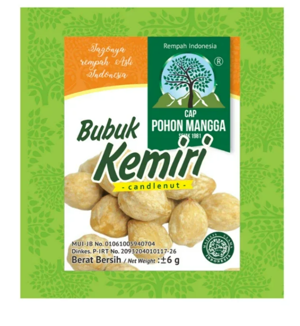 Cap Pohon Mangga Kemiri Bubuk 6g x 3 sachet
