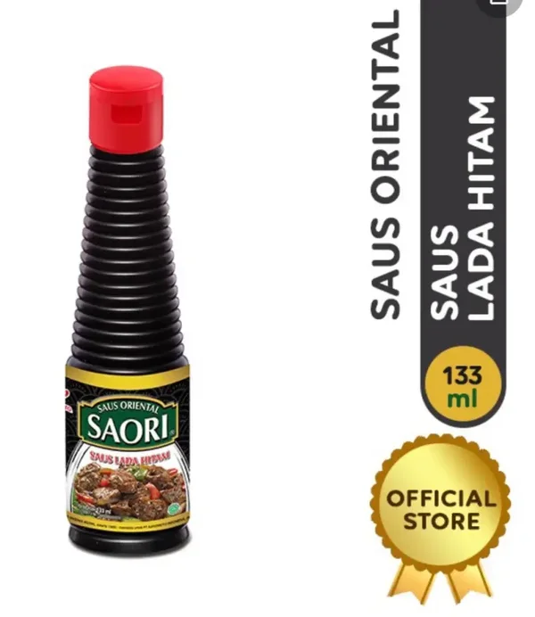 A155 :  Saori Saus Lada Hitam 133ml