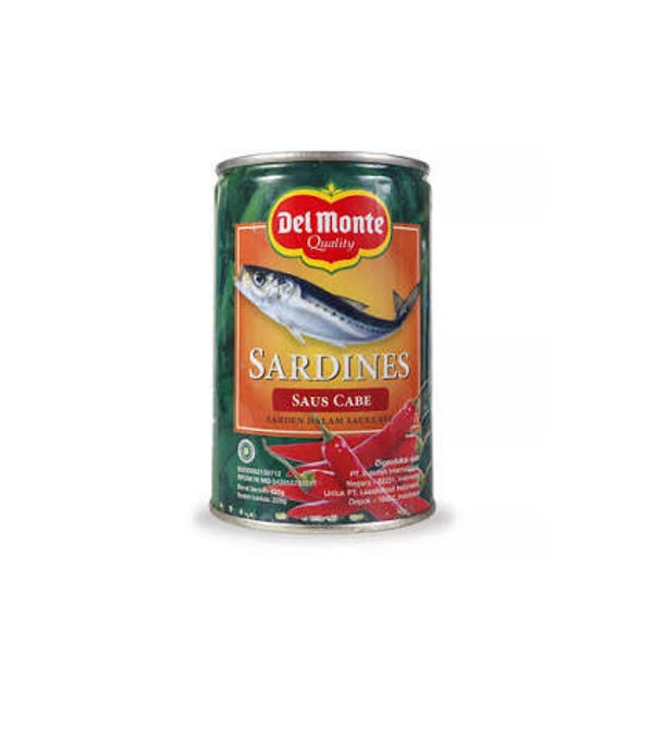 Del Monte Sardines Saus Cabai 155g