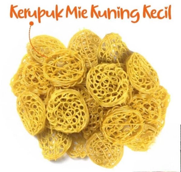 G114 :  Bless Krupuk Mie Kuning Kecil 250g