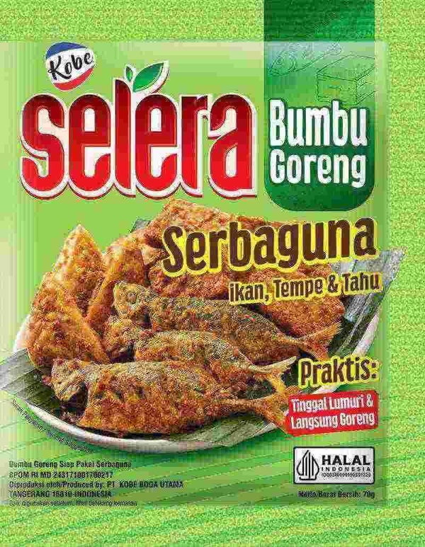 E471 : Kobe Selera Bumbu Serbaguna Ikan, Tempe & Tahu