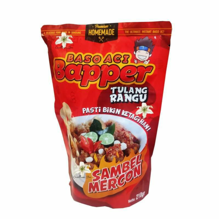 F092 :  Baso  Aci  Bapper  Tulang  Rangu  (Mercon)  220g