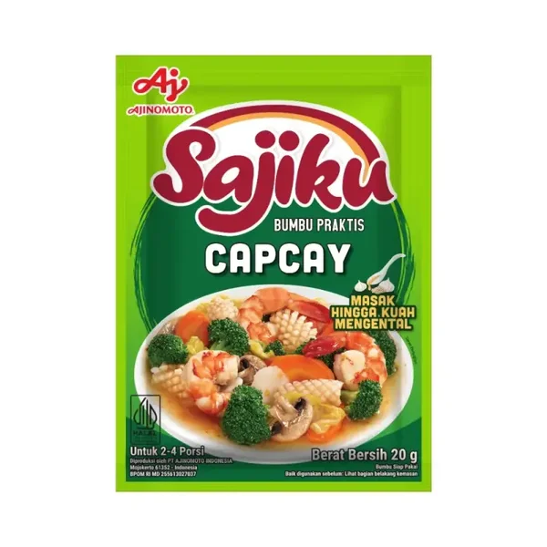 E028 :  Sajiku   Capcay    20g x 10 pcs