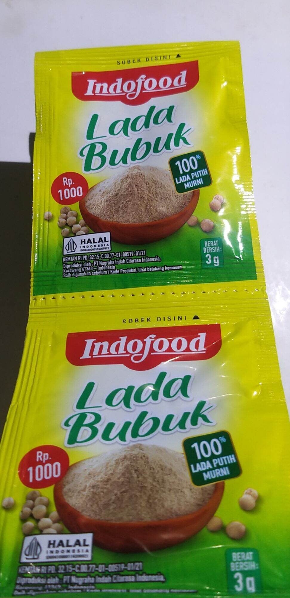 E382 : Indofood Lada Bubuk 5g x  6 pcs