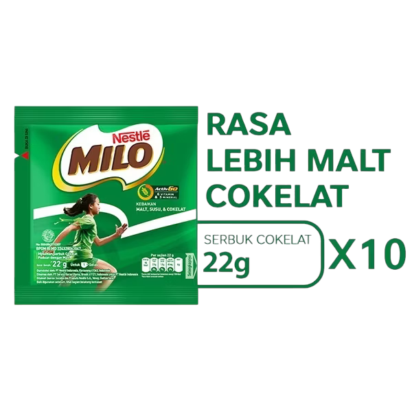 B438 :  Milo Active Go 22g x 10 sachet