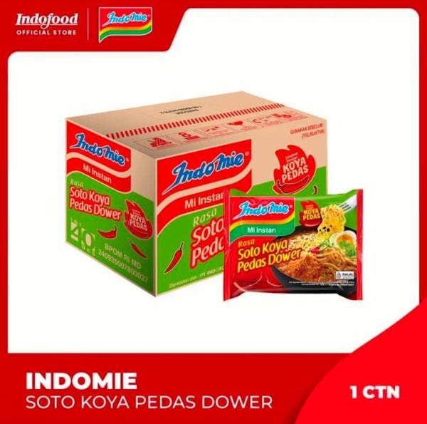 Indomie Soto Koya Pedas Dower per dus isi 40 pcs