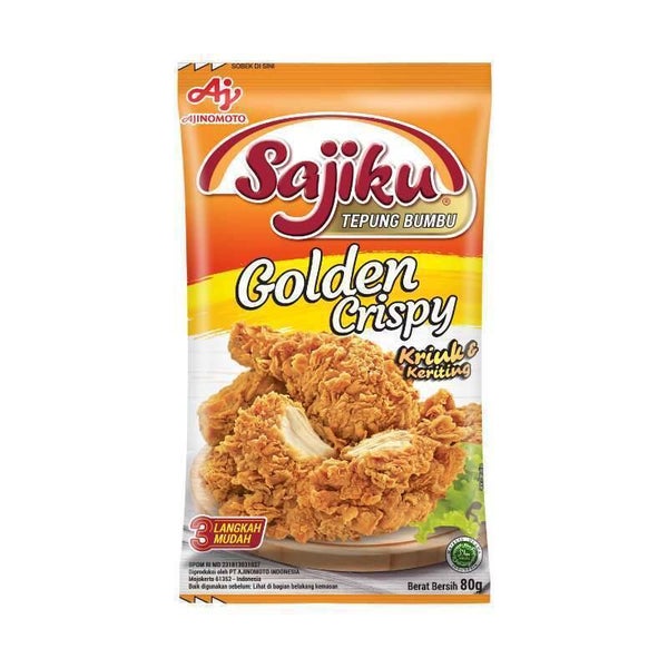 E334 :  Sajiku Tepung Bumbu Golden Crispy 75g